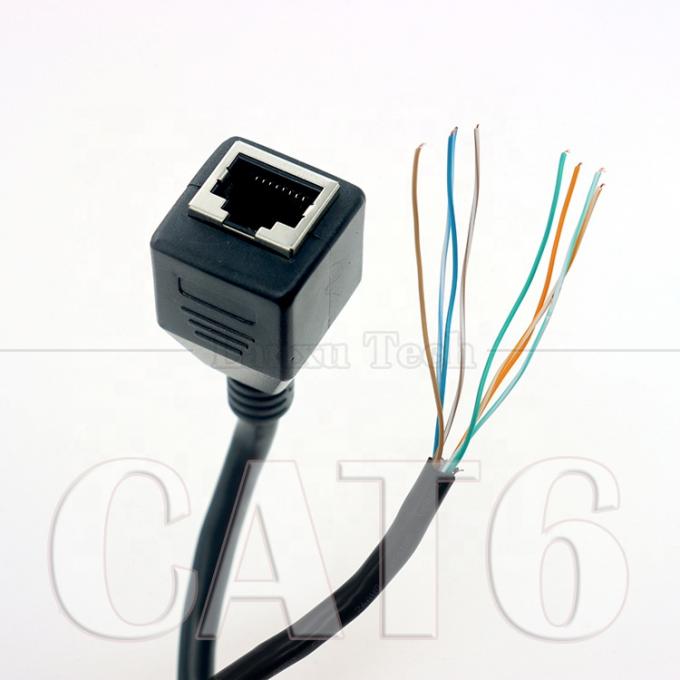 Высококачественный сетевой Ethernet Cta6 26AWG RJ45 8p8c Женский разъем для открытия 0