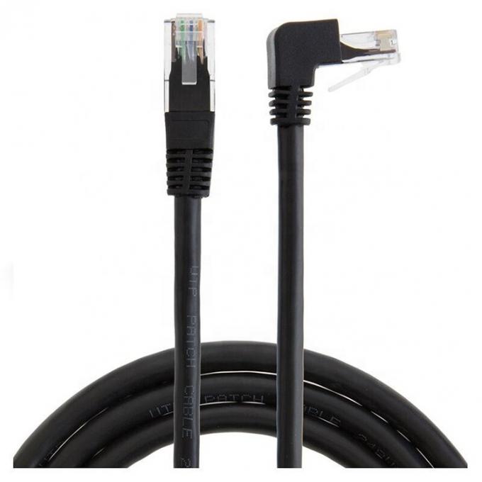 UTP STP 90 градусов правый левый угол Cat5 Cat5e Cat6 Cat7 RJ45 Расширение Ethernet LAN сетевого кабеля 0