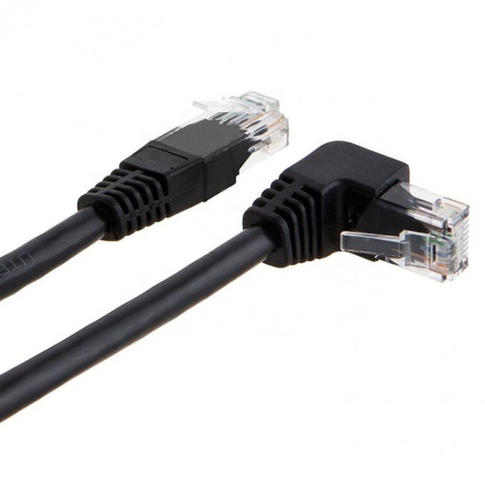 UTP STP 90 градусов правый левый угол Cat5 Cat5e Cat6 Cat7 RJ45 Расширение Ethernet LAN сетевого кабеля 4