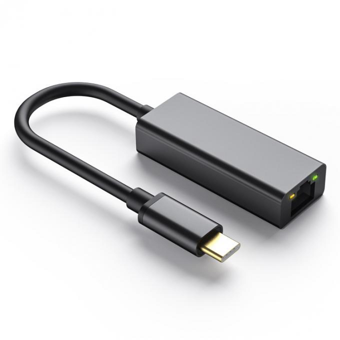 Подключение и воспроизведение USB 3.0 типа C мужской на Гигабит RJ45 Ethernet сетевой LAN адаптер для ноутбука 0