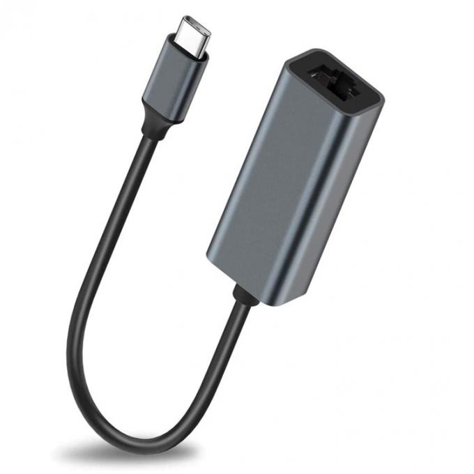 Подключение и воспроизведение USB 3.0 типа C мужской на Гигабит RJ45 Ethernet сетевой LAN адаптер для ноутбука 1