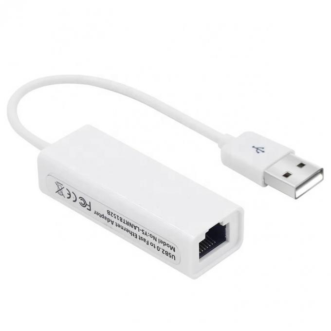 Plug and Play RTL8152B 100M Гигабитный USB на RJ45 Ethernet LAN Сетевой адаптер для ноутбука 2