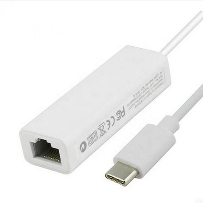 Plug and Play 100Mbps Гигабитный USB типа C на RJ45 Ethernet Lan Сетевой адаптер для ноутбука 1
