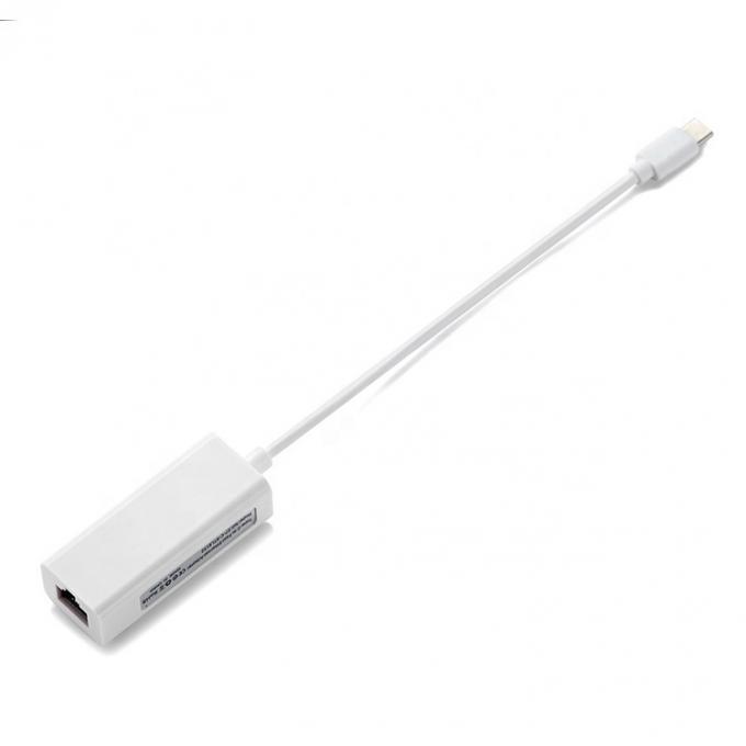 Plug and Play 100Mbps Гигабитный USB типа C на RJ45 Ethernet Lan Сетевой адаптер для ноутбука 4