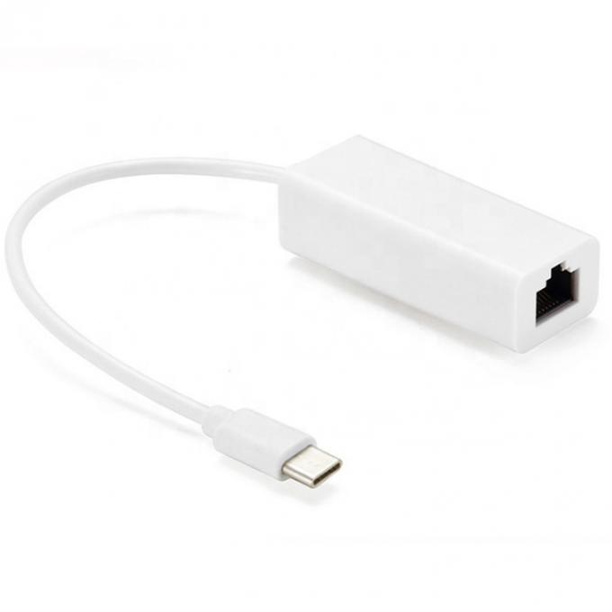 Plug and Play 100Mbps Гигабитный USB типа C на RJ45 Ethernet Lan Сетевой адаптер для ноутбука 2