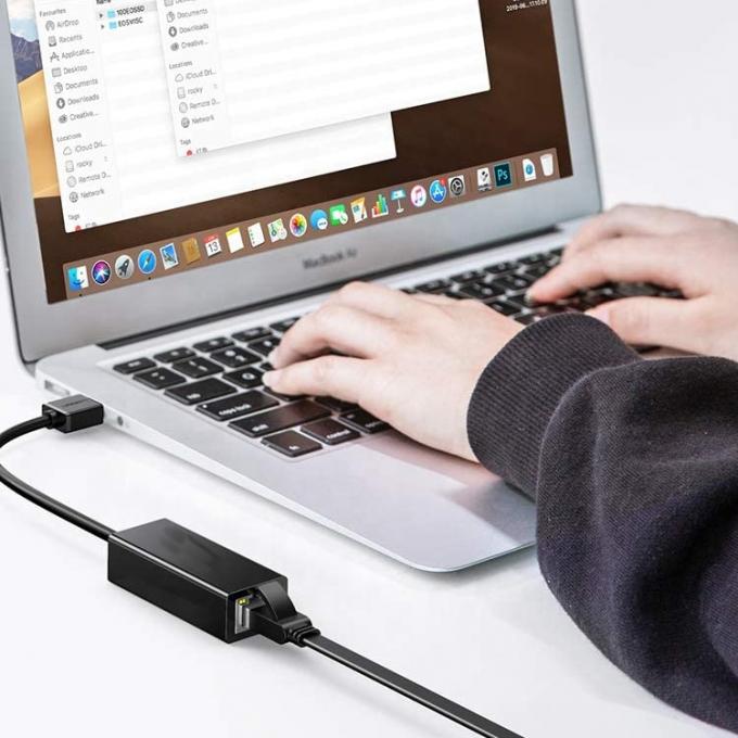 Подключение и воспроизведение 1000Mbps USB 3.0 к Гигабит RJ45 Ethernet сетевой LAN адаптер для ноутбука 2