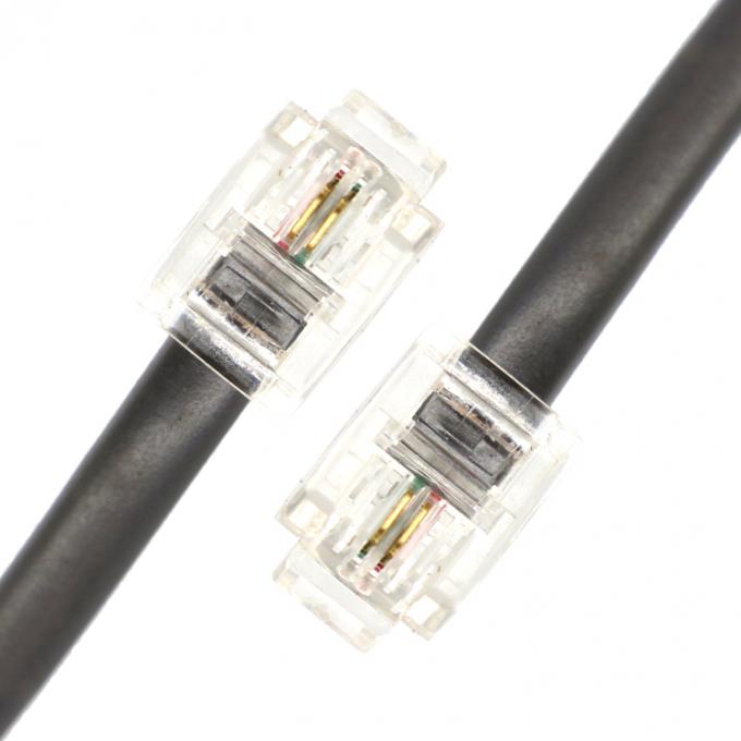 RJ11 к RJ11 6P2C Интерком ADSI телефонный кабель 0