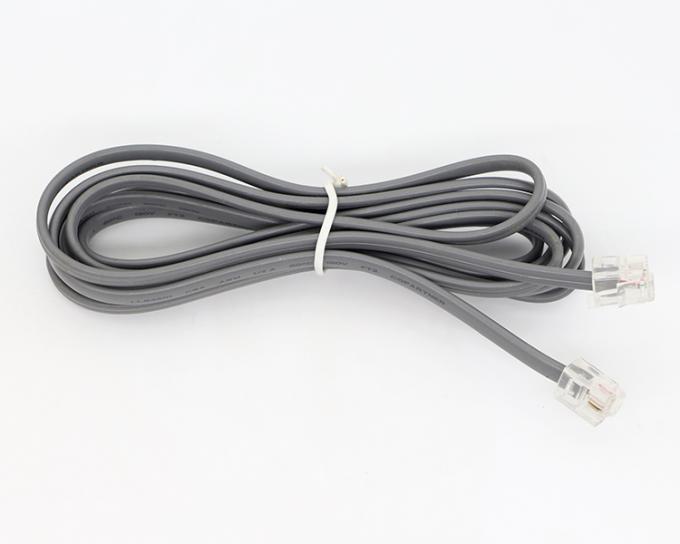 RJ11 к RJ11 6P2C Интерком ADSI телефонный кабель 2