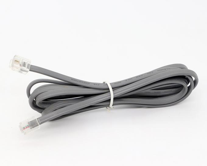 RJ11 к RJ11 6P2C Интерком ADSI телефонный кабель 4