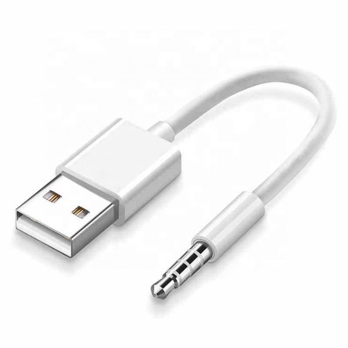 USB 2.0 Женщина на 3,5 мм Джек 3 полюса АУКС преобразователь адаптер для автомобильного аудио динамика 0