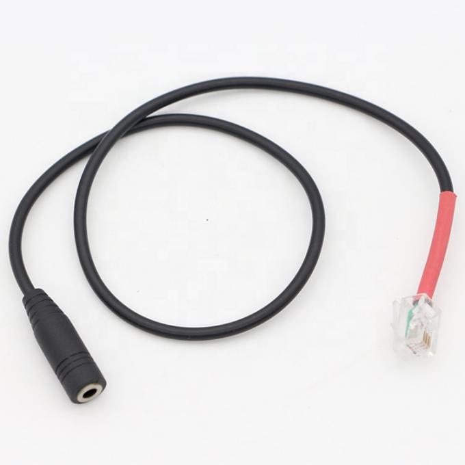 RJ9 RJ10 к женскому 3,5 мм CTIA вставка аудио Джек гарнитурный адаптер кабель 0