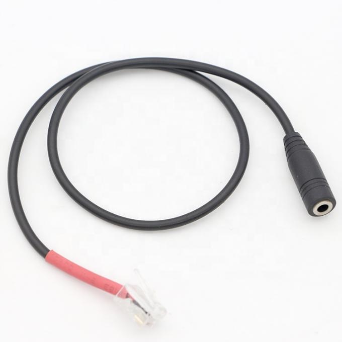RJ9 RJ10 к женскому 3,5 мм CTIA вставка аудио Джек гарнитурный адаптер кабель 5