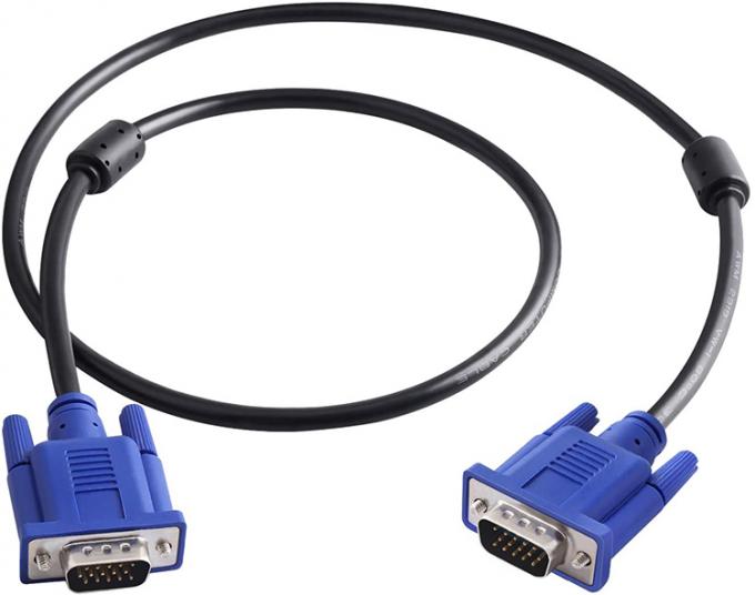1M 1.5M 2M 3M 5M 1080P Мужчина на мужчину HD DB 15 PIN VGA на VGA Мониторный кабель для ПК-компьютера 3