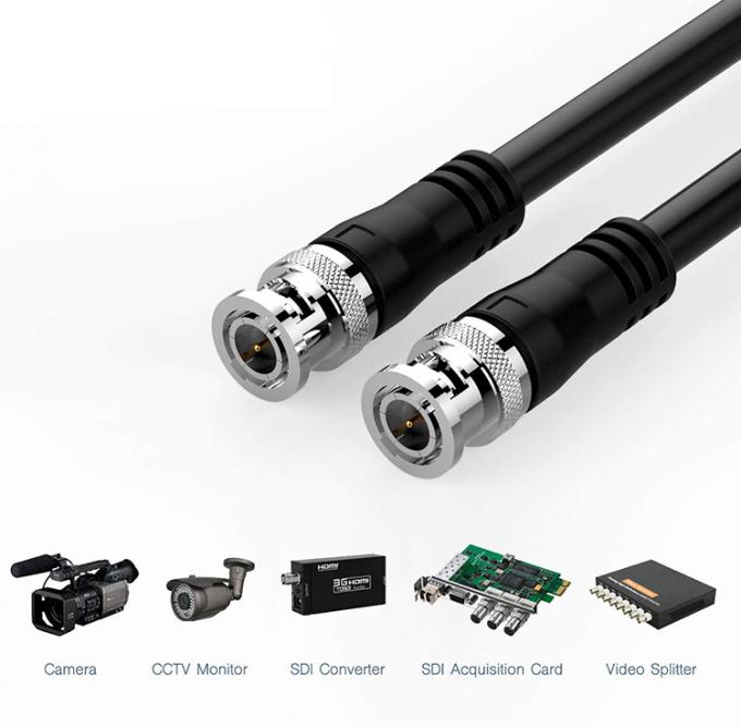 SDI Security Assembly CCTV Camera Коаксиальная видеокамера питание BNC Jack Мужской разъем к кабелю BNC 4
