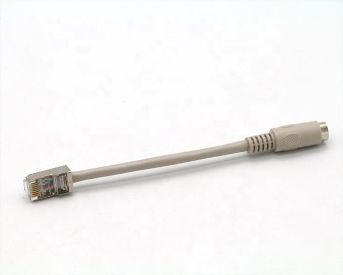 0.2M 0.5M 1M 2M 3M 5M 8 PIN Mini Din Женщина на RJ45 расширительный кабель 0