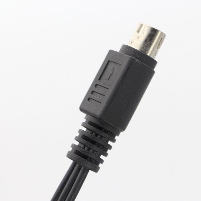 9 Pin Mini Din на 3 RCA S видео аудио кабель для телевизоров дисплеев аудио видео приемник 2