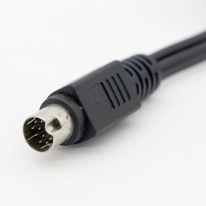 9 Pin Mini Din на 3 RCA S видео аудио кабель для телевизоров дисплеев аудио видео приемник 1