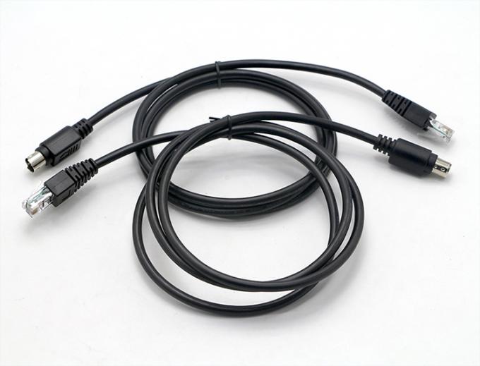 На заказ 1M 2M Мужчина на мужчину Женщина RJ45 на 8 штифтов Mini Din соединительный кабель 3
