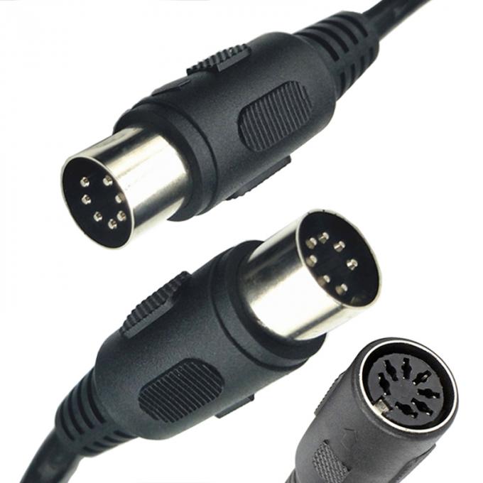 OEM Factory S Video Audio Shield Мужчина на мужчину Женщина 3 4 5 6 7 8 9 10 13 PIN MIDI DIN расширительный кабель 1