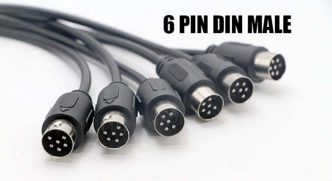 OEM Factory S Video Audio Shield Мужчина на мужчину Женщина 3 4 5 6 7 8 9 10 13 PIN MIDI DIN расширительный кабель 5