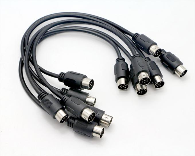 OEM Factory S Video Audio Shield Мужчина на мужчину Женщина 3 4 5 6 7 8 9 10 13 PIN MIDI DIN расширительный кабель 6