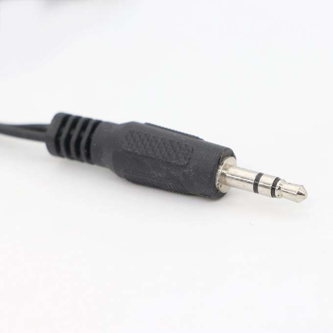 Обустроенный 3,5 мм Jack 1 мужчина на 2 женщины Y Splitter наушники Jack Mic PC Audio TRS Splitter кабель 1
