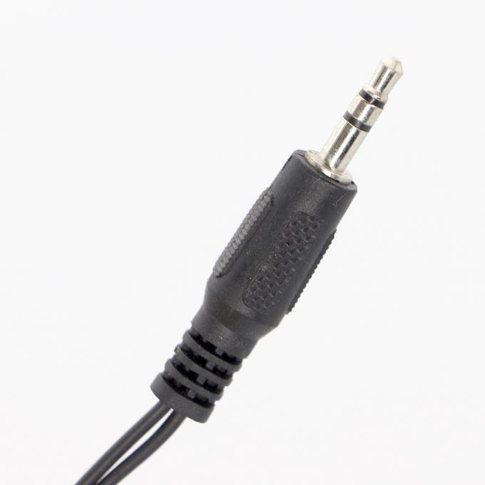 Обустроенный 3,5 мм Jack 1 мужчина на 2 женщины Y Splitter наушники Jack Mic PC Audio TRS Splitter кабель 2