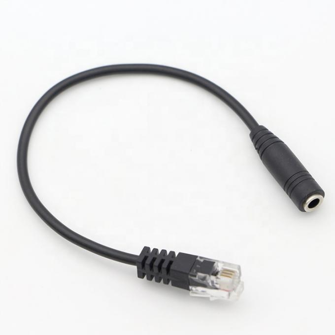 OEM RJ9 RJ10 к женскому 3,5 мм CTIA вставка аудио Джек гарнитурный адаптер кабель для телефона 1
