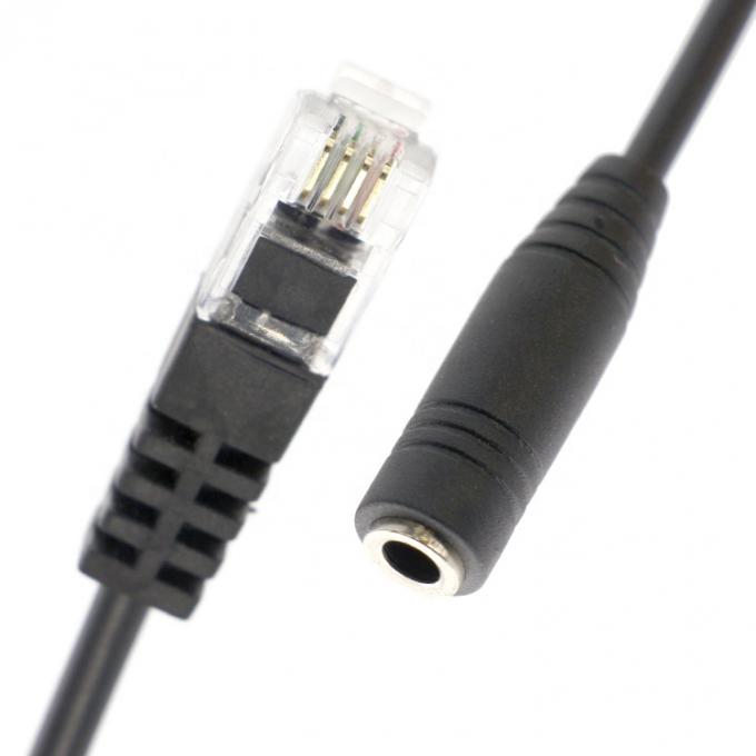 OEM RJ9 RJ10 к женскому 3,5 мм CTIA вставка аудио Джек гарнитурный адаптер кабель для телефона 2