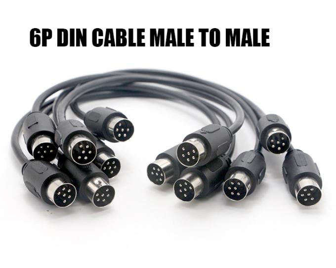 Специальное радио Midi Мужчина к Мужчине 6 Pin Din к 6 Pin Din S видеорасширительный кабель для Роланда 3
