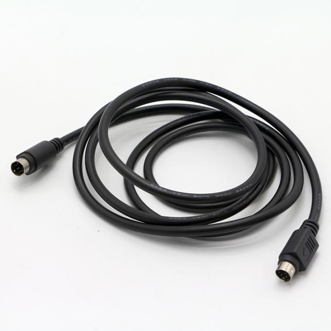 Мужчина-мужчина 6 PIN Mini DIN Plug Video Audio MIDI расширительный кабель для клавиатуры PS2 4