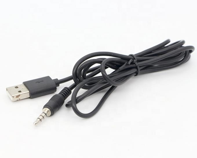 Специальный 3ft 3.5mm мужской Aux Audio Jack к USB 2.0 мужской кабель для зарядки данных для автомобильных динамиков 0