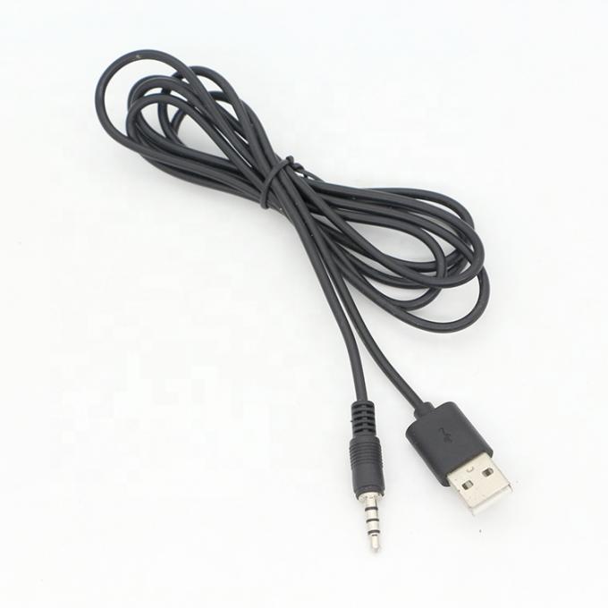 Специальный 3ft 3.5mm мужской Aux Audio Jack к USB 2.0 мужской кабель для зарядки данных для автомобильных динамиков 4