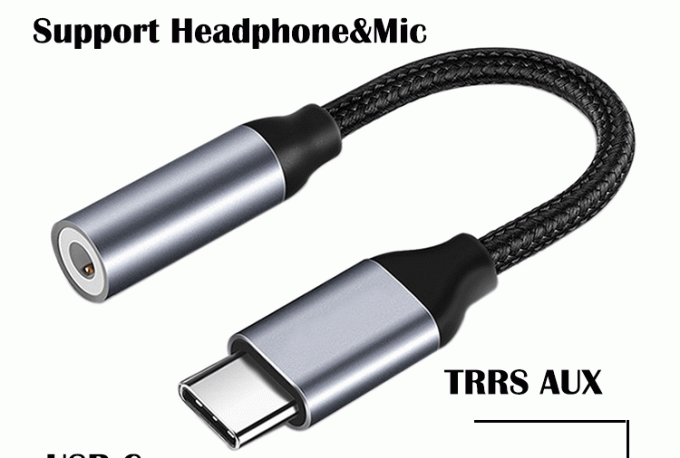 Высоко совместимый DAC USB Type C к AUX 3,5 мм аудио кабельный адаптер для Samsung Pixel Google Phone 2