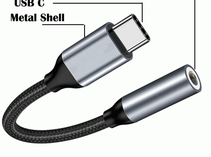 Высоко совместимый DAC USB Type C к AUX 3,5 мм аудио кабельный адаптер для Samsung Pixel Google Phone 3