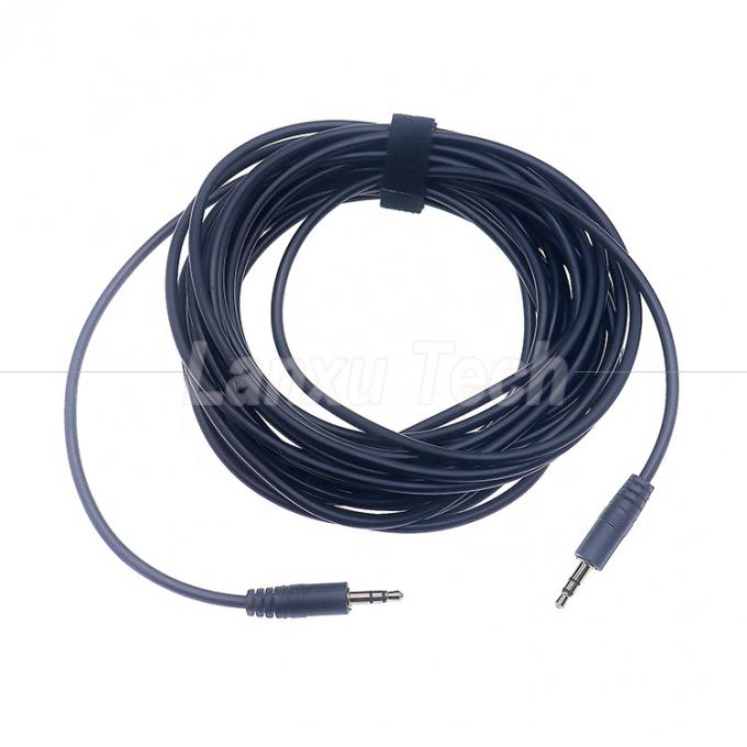 OEM настройка 1M 2M 3M 5M 10M 3 полюса TRS Мужчина на мужчину 3.5mm Aux Stereo Jack Кабель расширения аудио 1