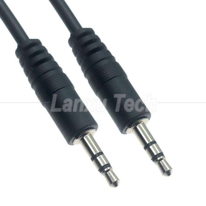 OEM настройка 1M 2M 3M 5M 10M 3 полюса TRS Мужчина на мужчину 3.5mm Aux Stereo Jack Кабель расширения аудио 4