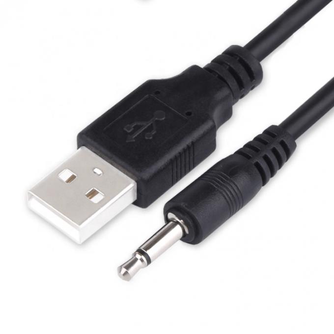 1M USB на 3,5mm 2 плёс Aux Audio Jack Connector Зарядный кабель для динамика 0