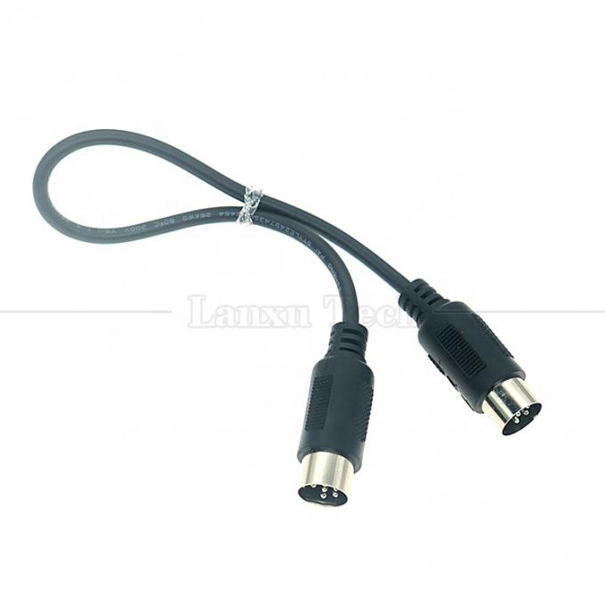 Мужчина к мужчине 6 PIN BIG DIN MIDI расширительный кабель для клавиатуры микрофона гитары 0