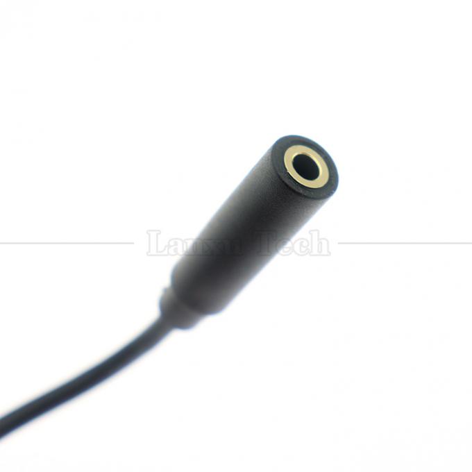 Золотопокрытый 3,5 мм TRS 3 Ploes Shield Audio Jack женский до консервированных обнаженных проводов 2