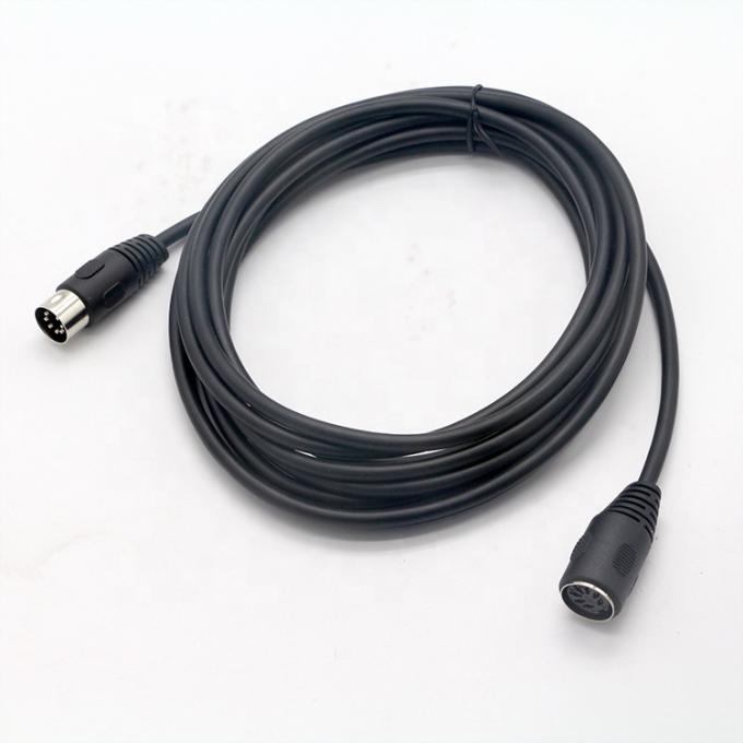 1M 3M 5M Shield Мужчина на женщину 7 PIN DIN соединитель MIDI расширительный кабель 0