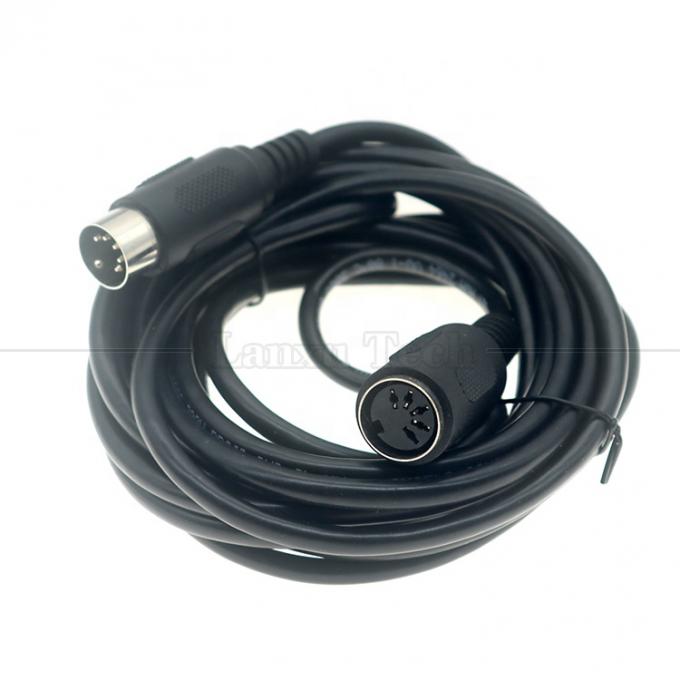 Высококачественный 1M 2M 3M 5M 10M Мужчина на женщину 5PIN DIN соединитель MIDI Power Link расширительный кабель для камер видеонаблюдения 3