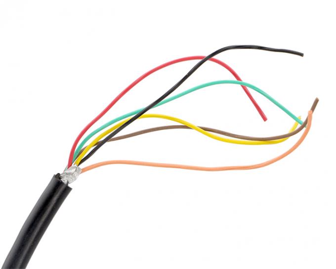Конфигурация 6 7 8 PIN MINI DIN на Pigtail открытый консервированный проволочный кабель 3