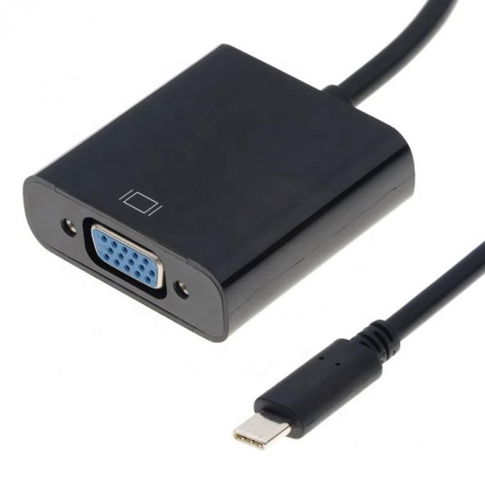1080 P 4K USB Type C в VGA конвертер адаптер для ПК Компьютер ноутбук 1