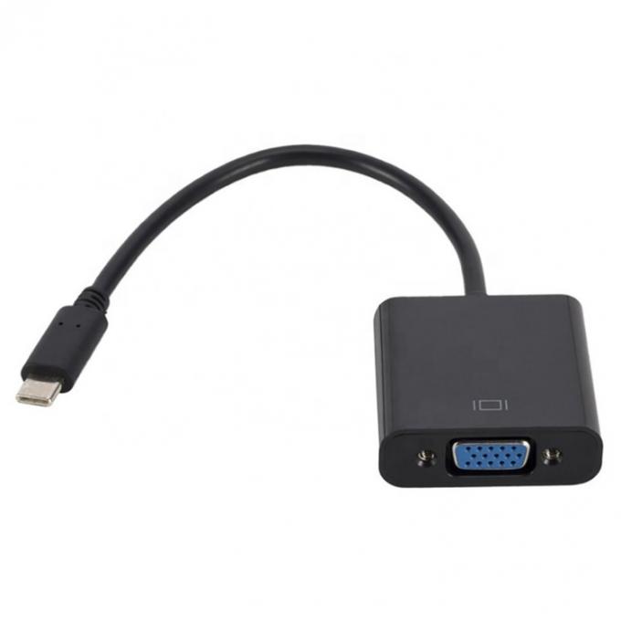 1080 P 4K USB Type C в VGA конвертер адаптер для ПК Компьютер ноутбук 2