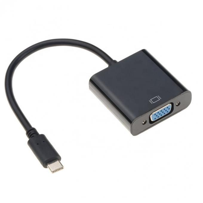 1080 P 4K USB Type C в VGA конвертер адаптер для ПК Компьютер ноутбук 3