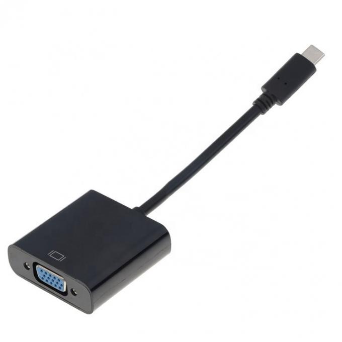 1080 P 4K USB Type C в VGA конвертер адаптер для ПК Компьютер ноутбук 4