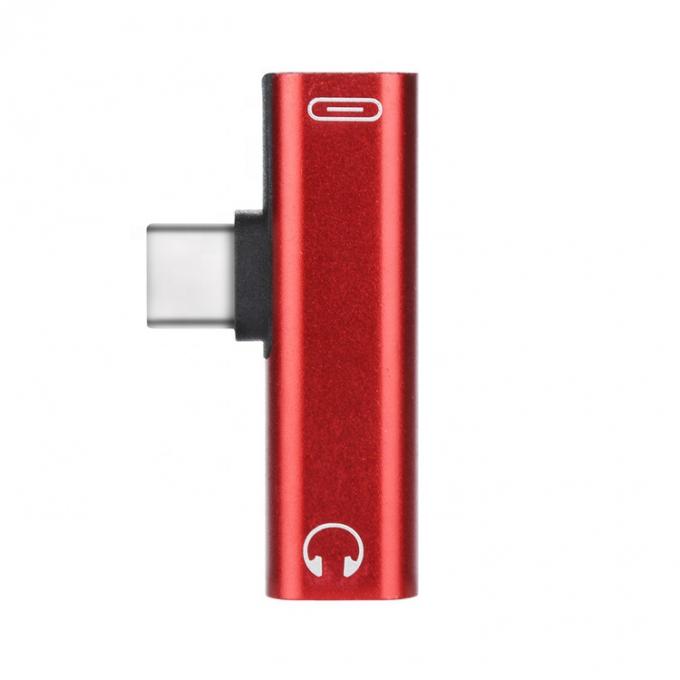 2 в 1 USB Type C на 3,5 мм Джек PD зарядный аудиоадаптер для наушников 4