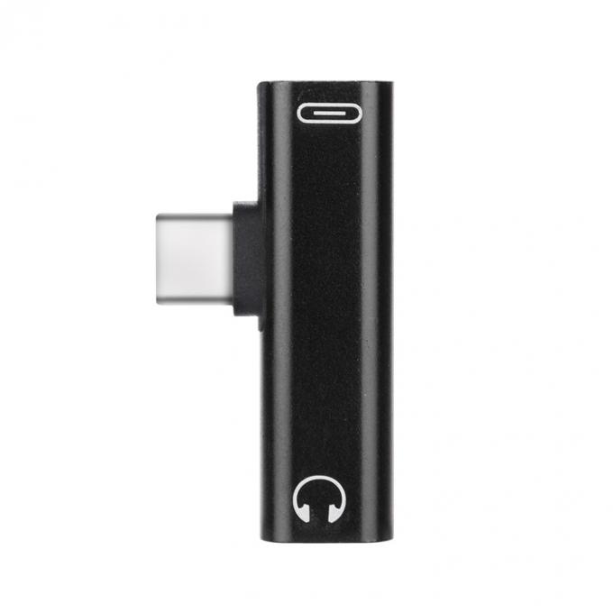 2 в 1 USB Type C на 3,5 мм Джек PD зарядный аудиоадаптер для наушников 5