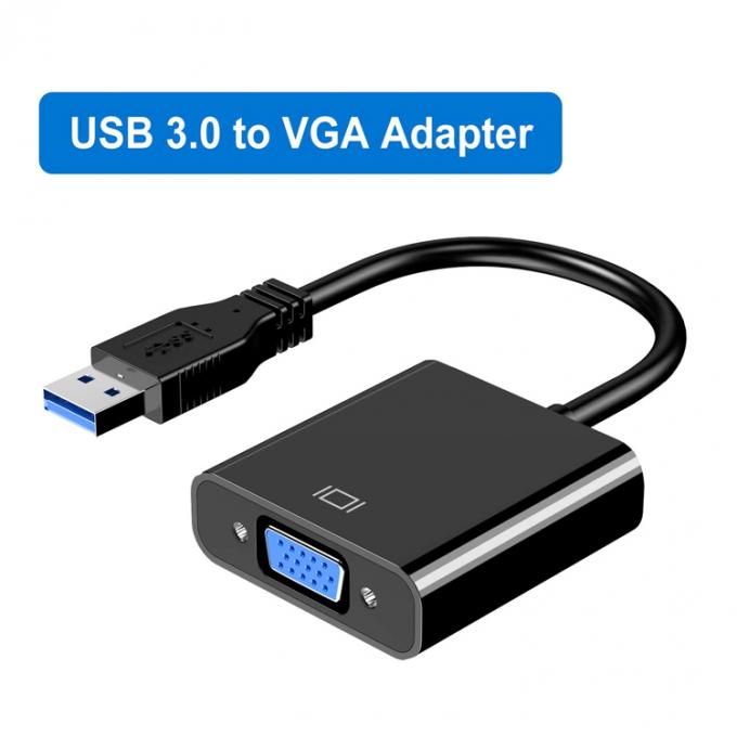Мультидисплейный видеоконвертер USB 3.0 в VGA адаптер для ПК ноутбук монитор проектор HDTV 0
